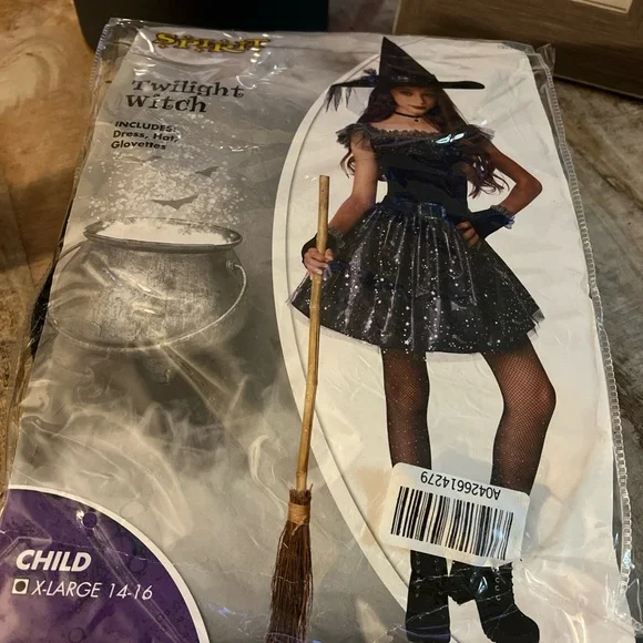 Twilight Witch Kids Costume - Black - Picture 1 of 6